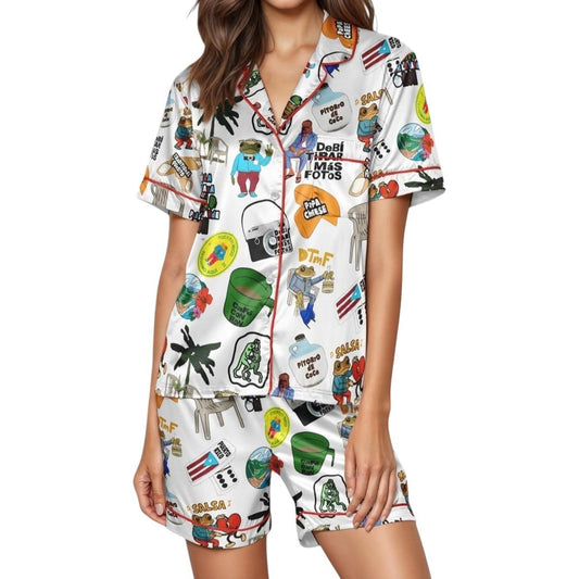 Pitorro Satin Pajama Set For Women