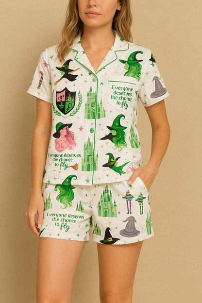 Wicked Musical Movie Pajama Set For Women