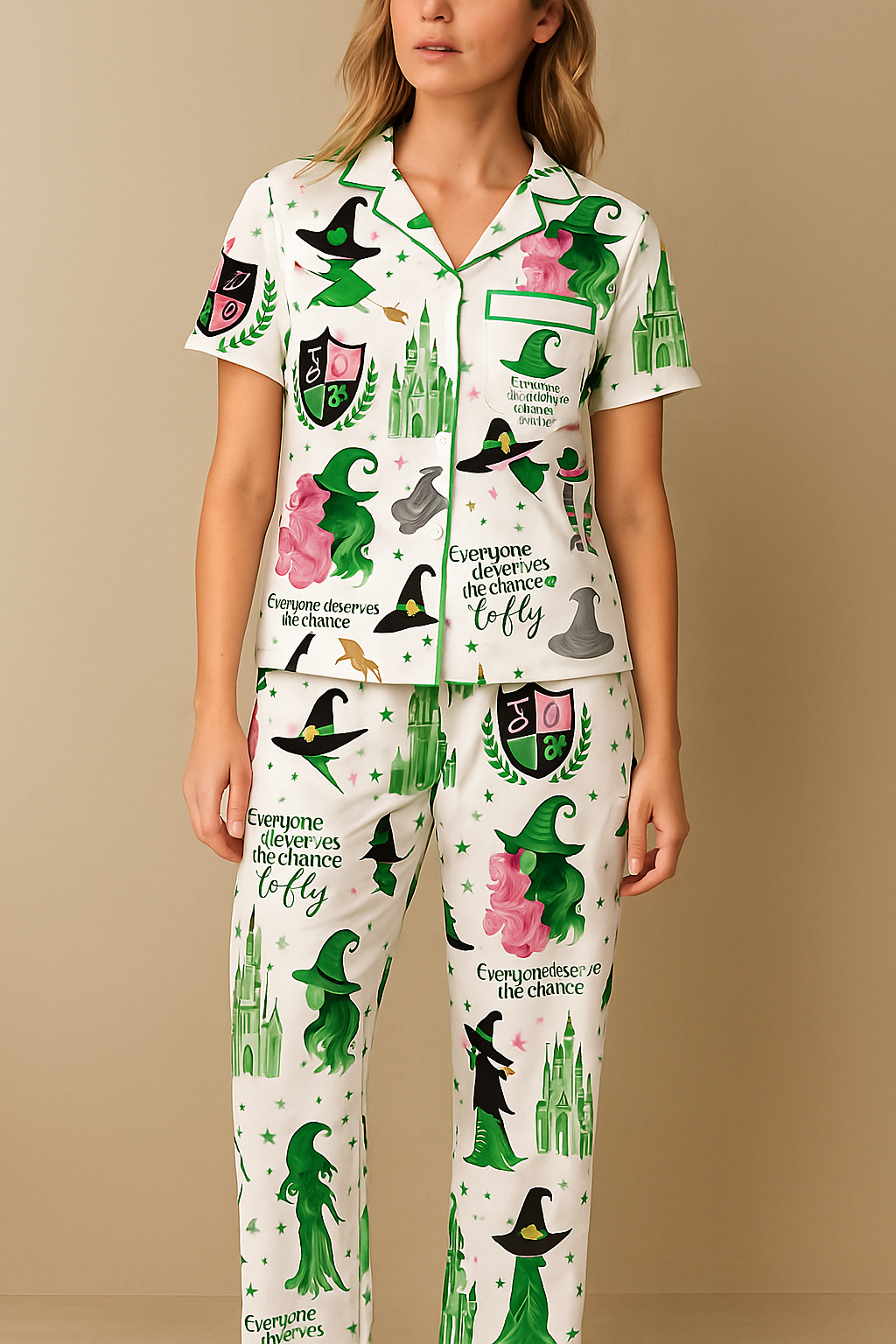 Wicked Musical Movie Pajama Set For Women