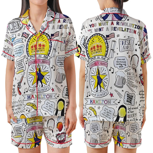 Hamilton Satin Pajama Set For Women